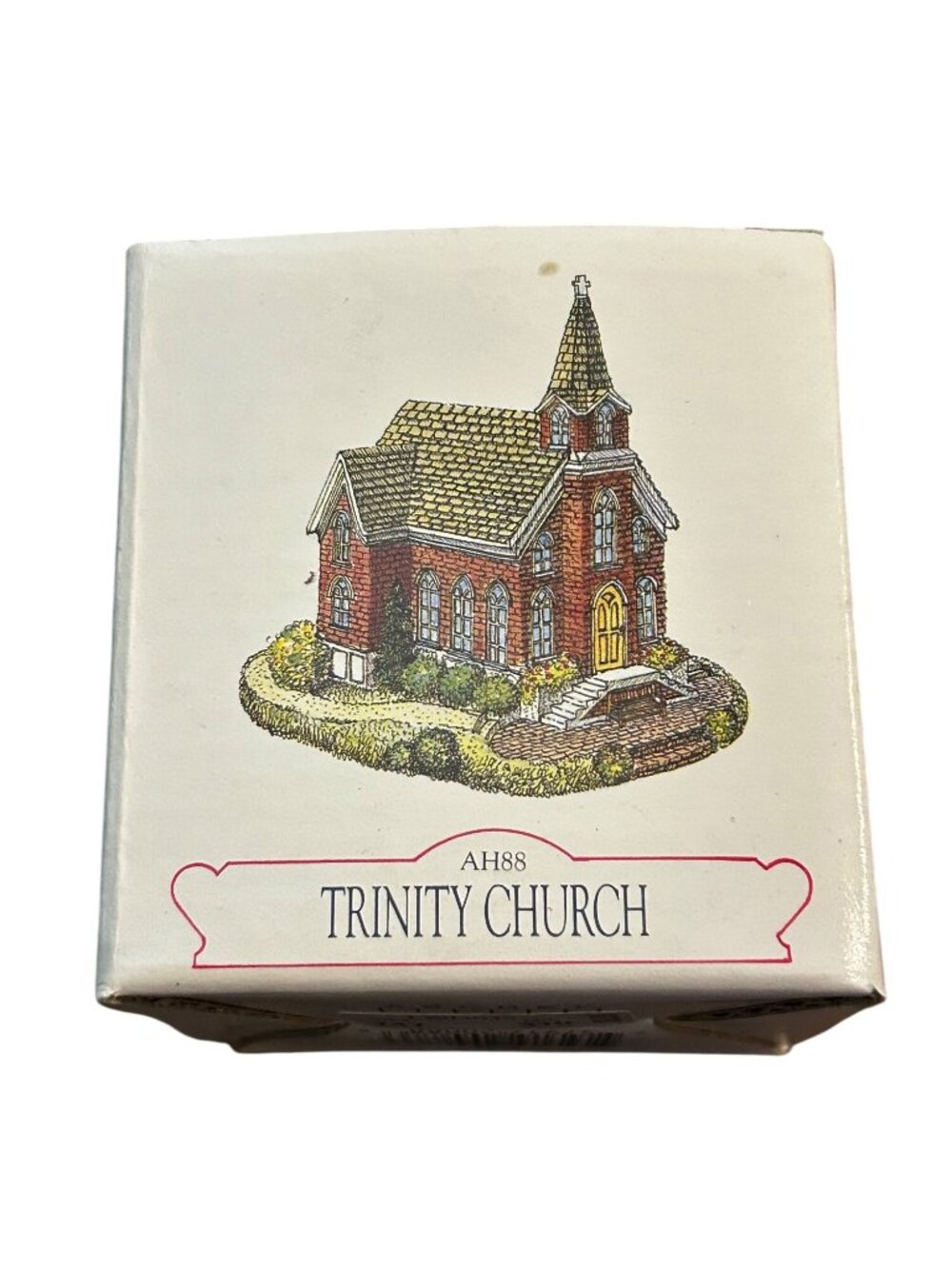 Liberty Falls AH88 Trinity Church Ceramic Collectible With Box Liberty falls